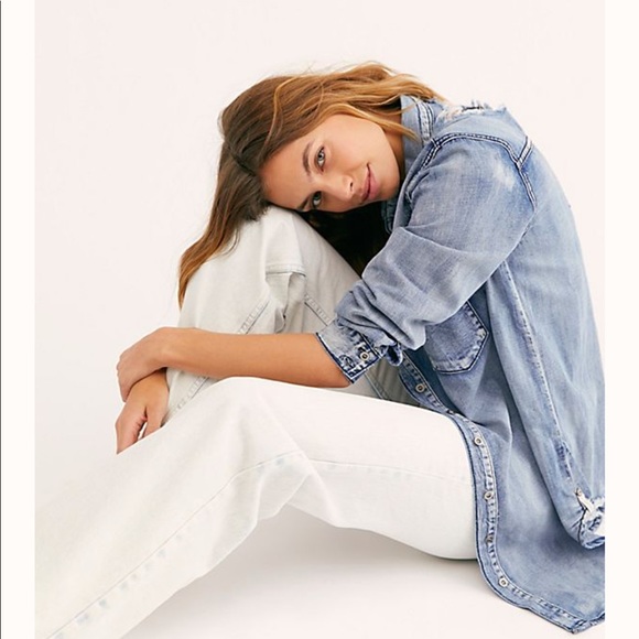 ✨ Free People ✨ NWT! High-Rise Flare Jeans - Picture 3 of 5